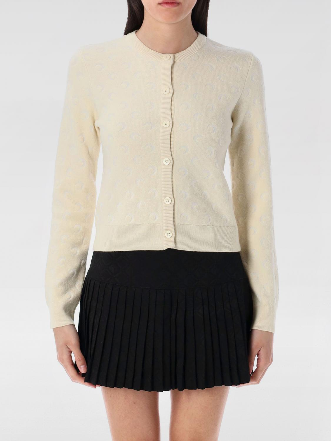 MARINE SERRE PULLOVER: Pullover damen Marine Serre, Beige - Img 1