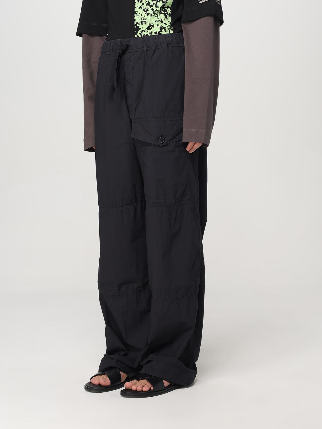 DRIES VAN NOTEN 裤子: 裤子 男士 Dries Van Noten, 蓝色 - Img 4