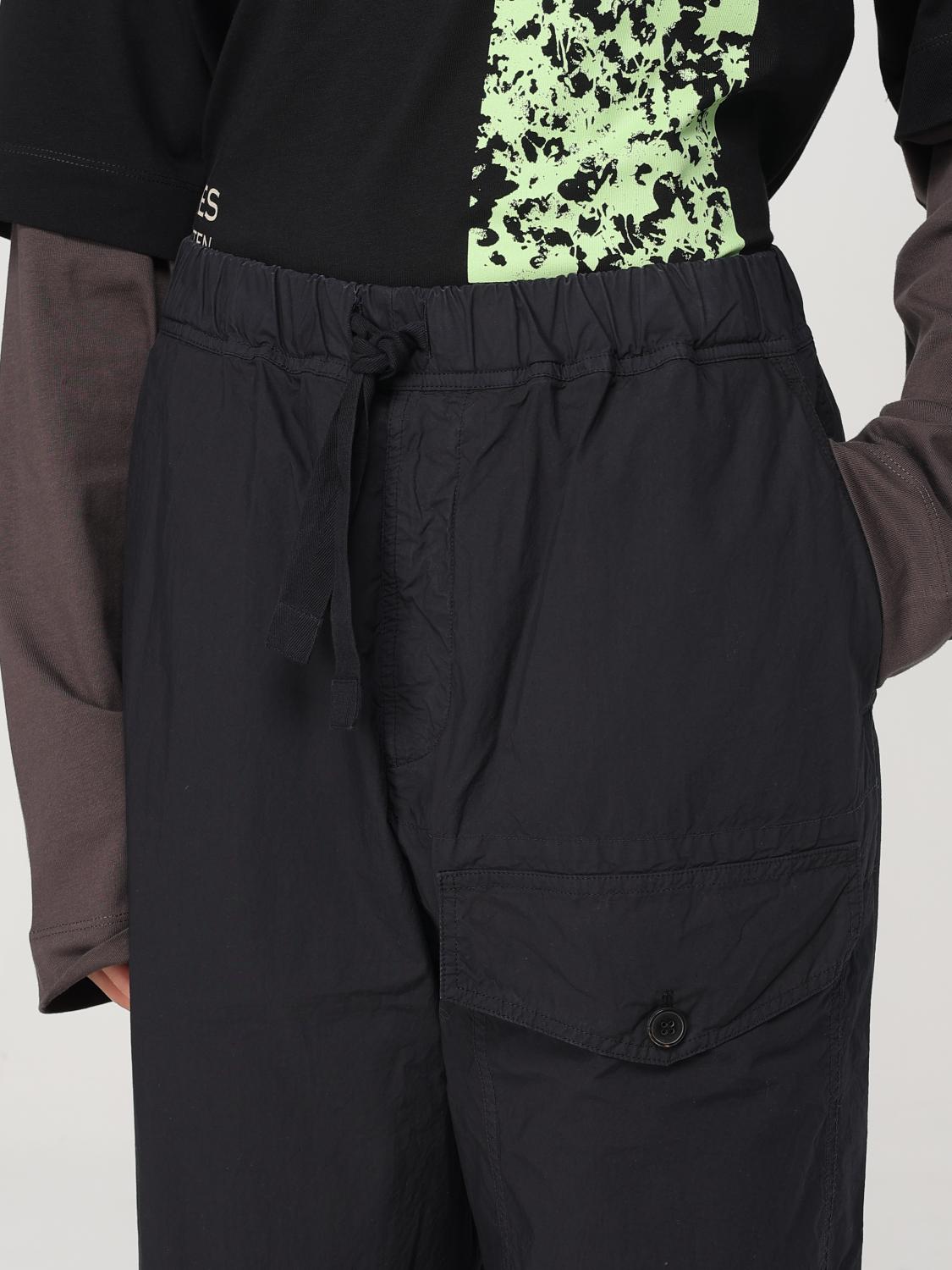 DRIES VAN NOTEN 裤子: 裤子 男士 Dries Van Noten, 蓝色 - Img 5