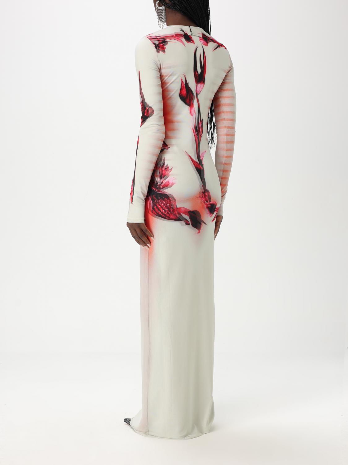 jean paul gaultier evening dresses Paneled ribbed stretch-jersey maxi dress - petrol