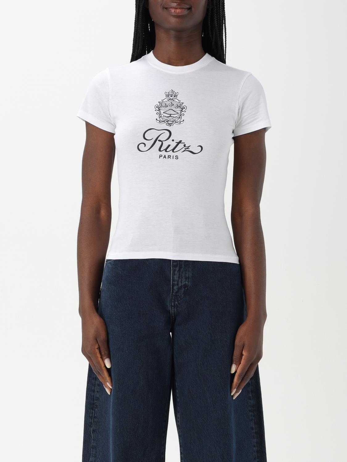 FRAME T-SHIRTS: T-shirt in cotone Pima con stemma Frame, Bianco - Img 1