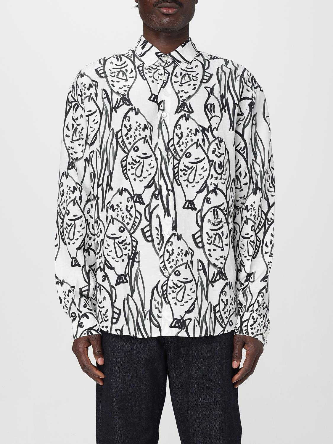 JACQUEMUS HEMD: Pullover herren Jacquemus, Weiß - Img 1