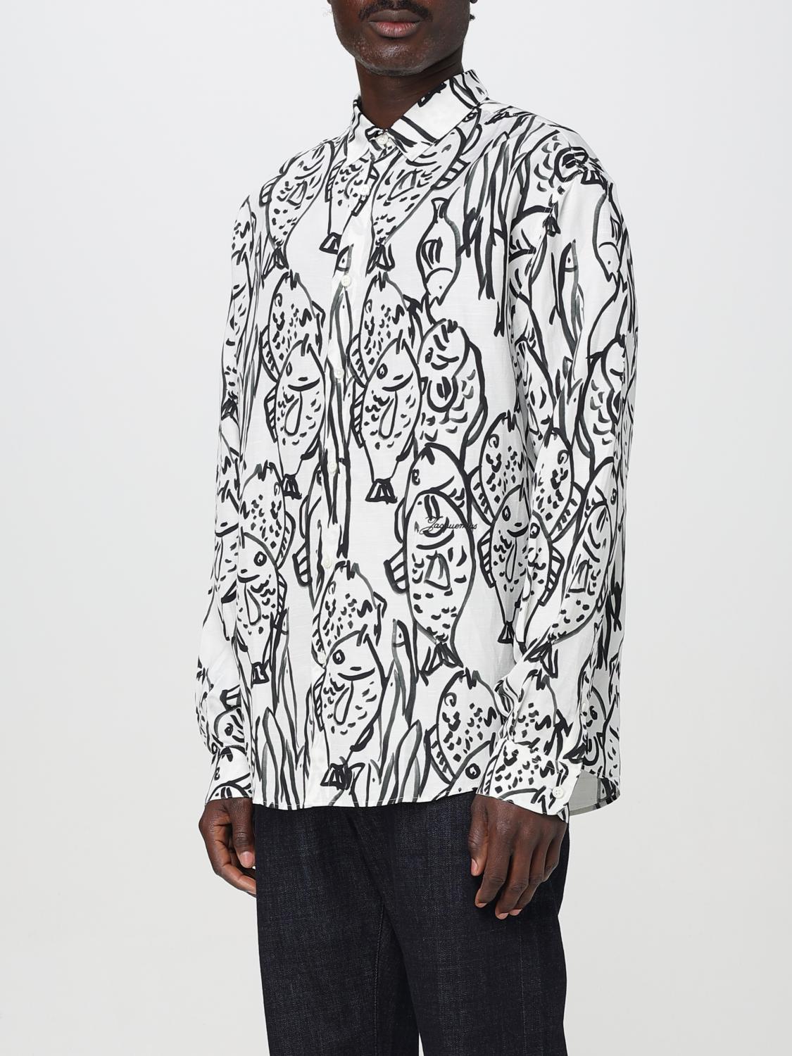 JACQUEMUS HEMD: Pullover herren Jacquemus, Weiß - Img 4