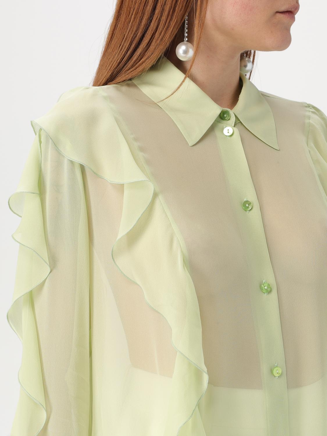 BLUMARINE CAMISA: Camisa mujer Blumarine, Verde - Img 4