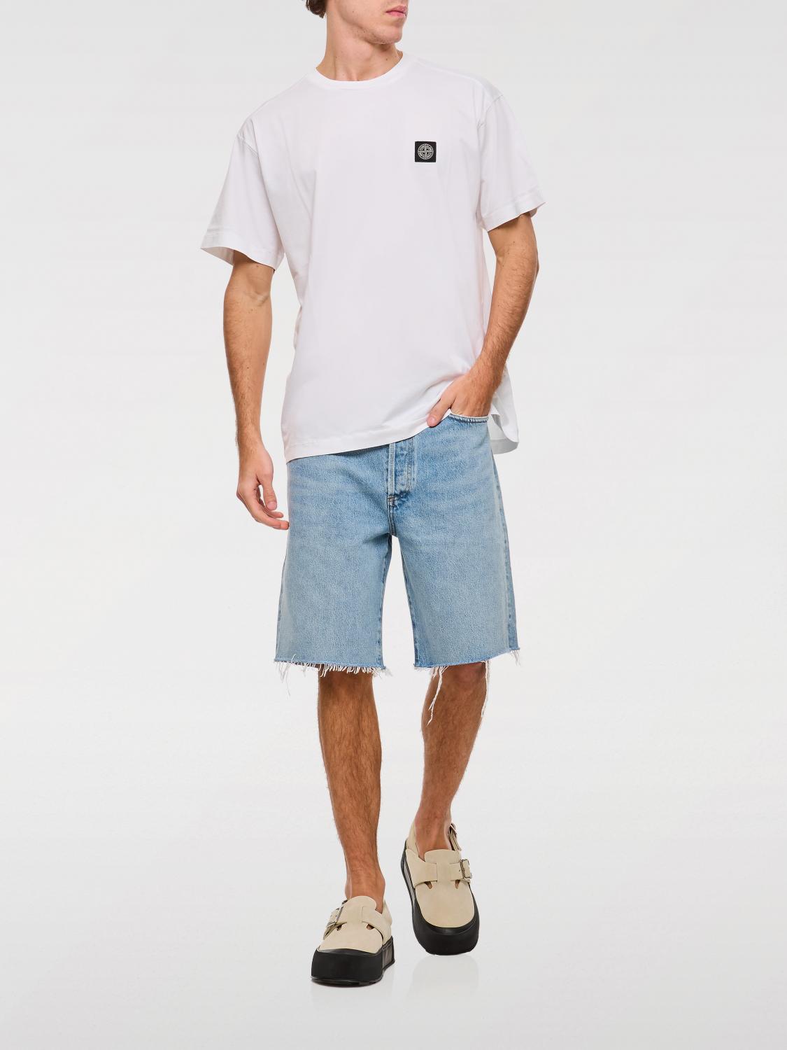 AGOLDE SHORTS: Short men Agolde, Gnawed Blue - Img 2
