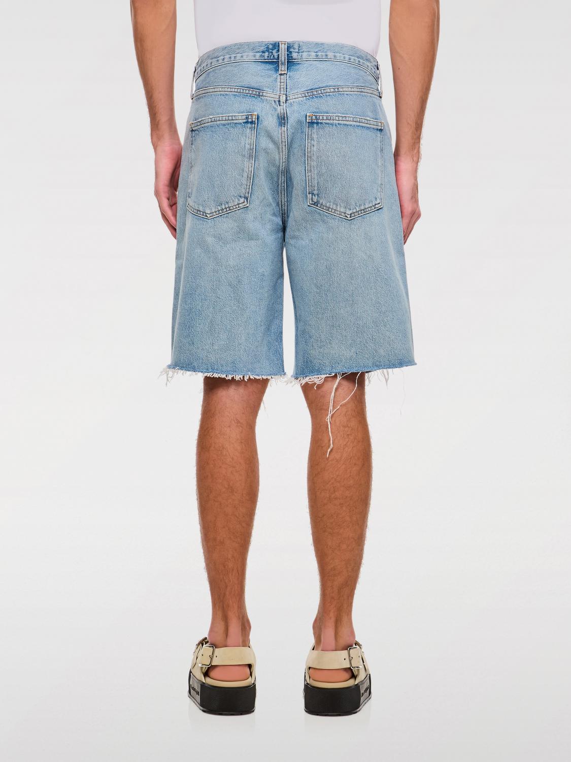 AGOLDE SHORTS: Short men Agolde, Gnawed Blue - Img 3