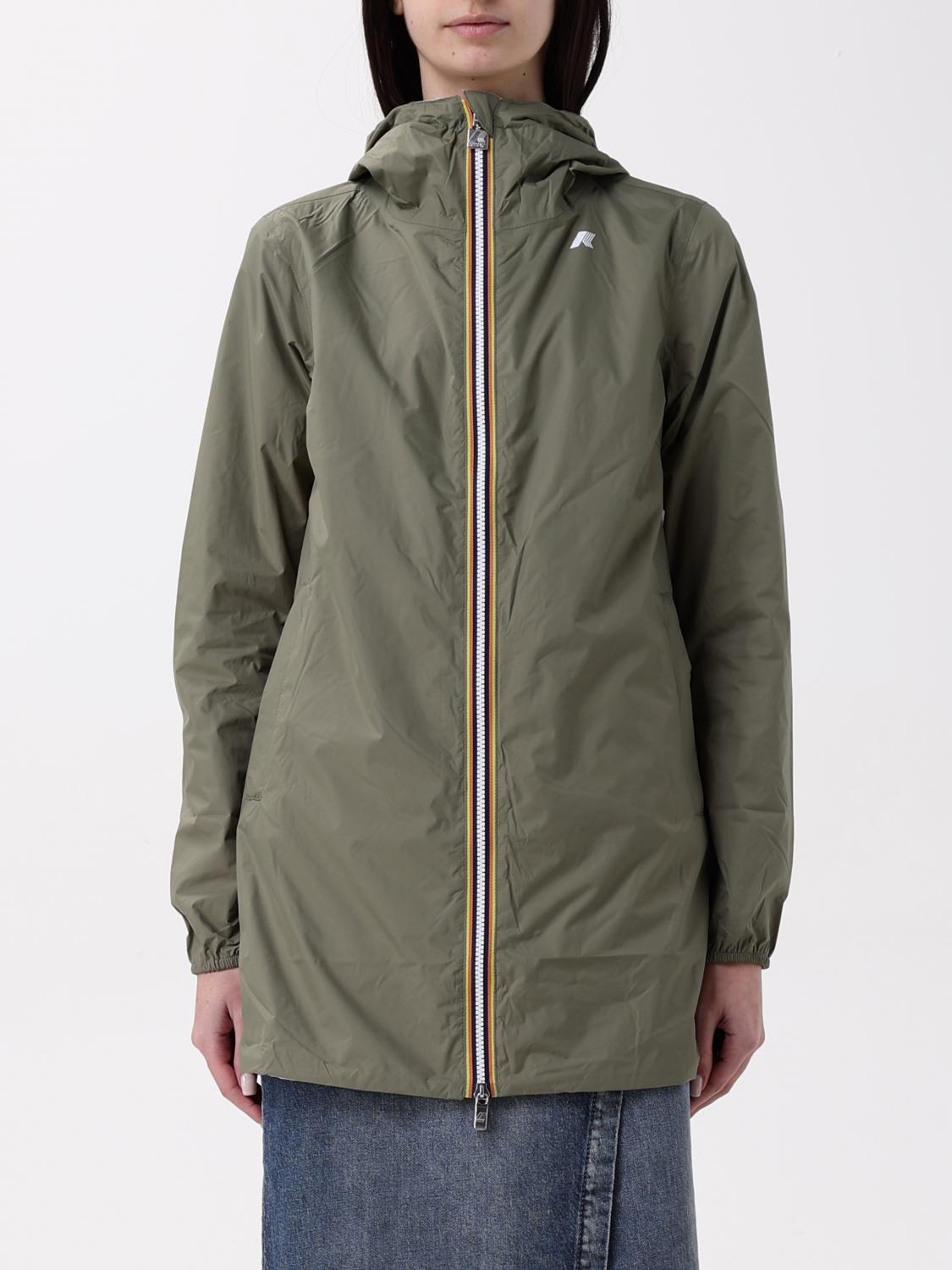 K-WAY GIACCA: Giubbotto reversibile K-Way in nylon , Verde - Img 1