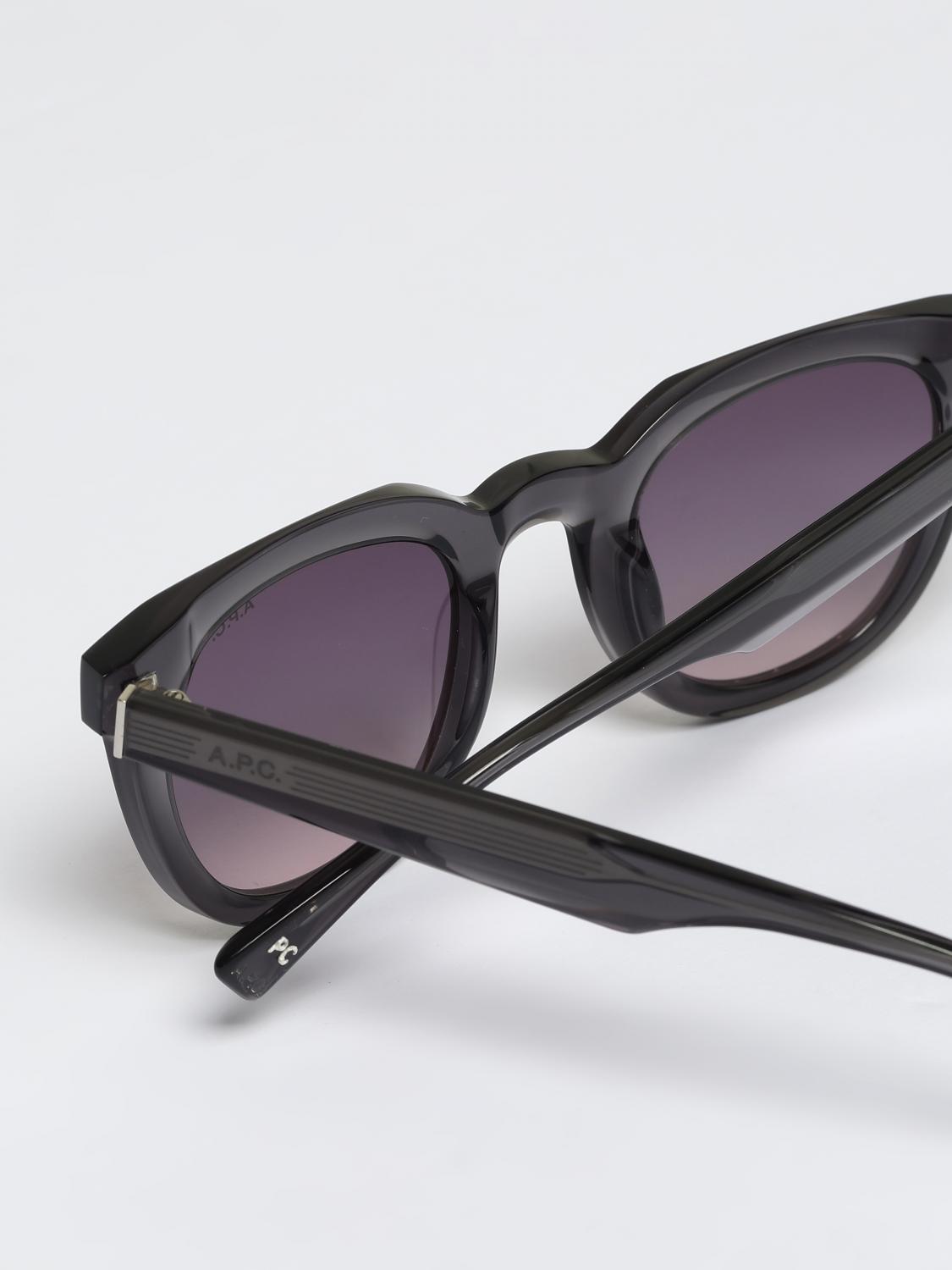 A.P.C. SUNGLASSES: Sunglasses men A.P.C., Black - Img 5