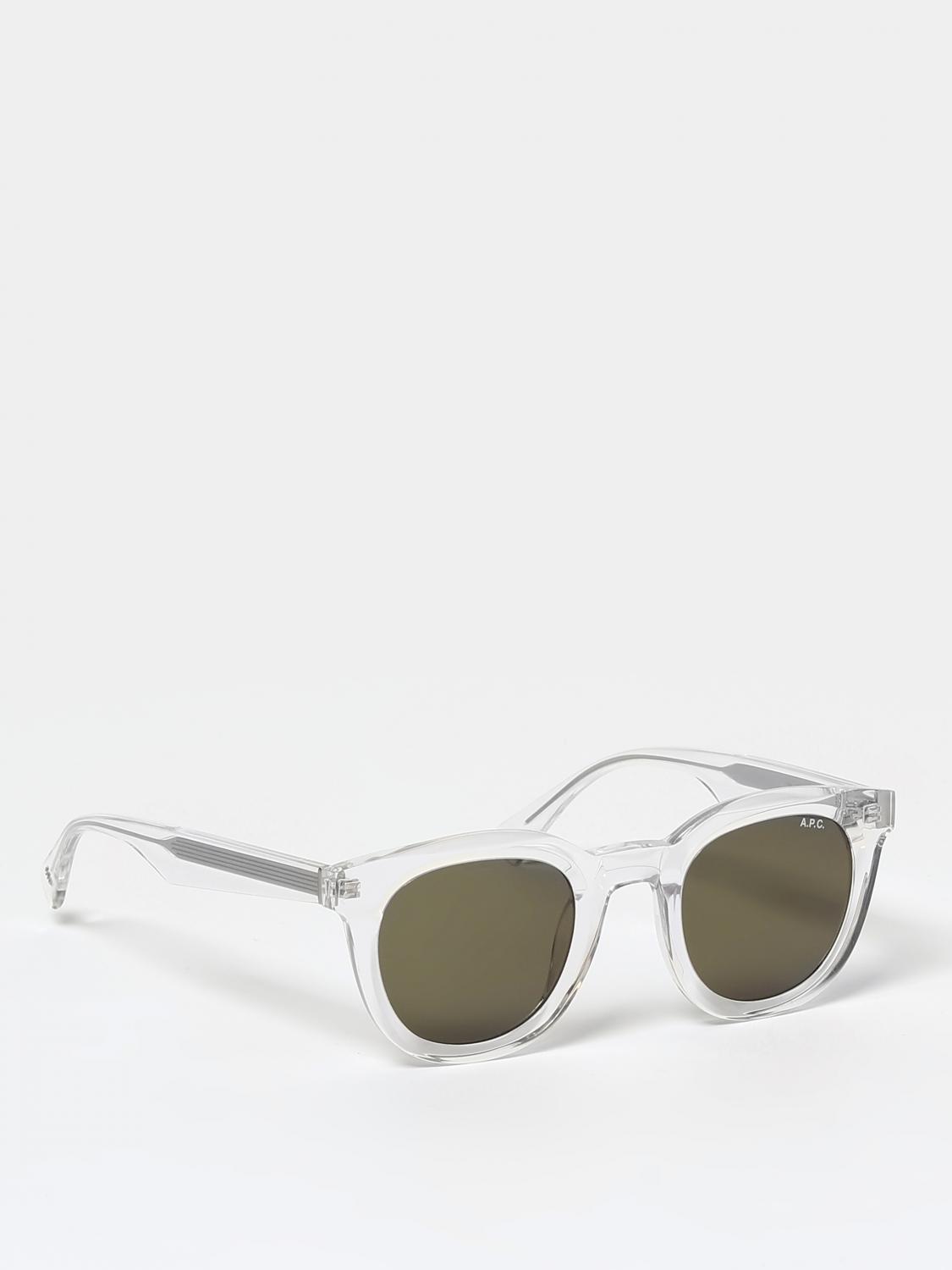 A.P.C. SUNGLASSES: Sunglasses men A.P.C., Transparent - Img 1