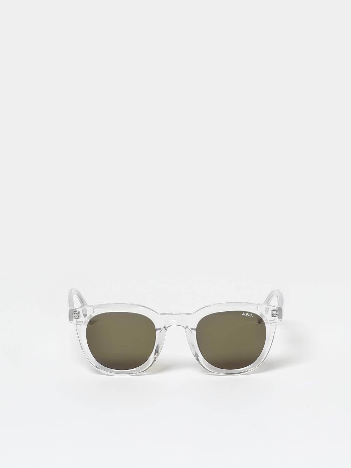 A.P.C. SUNGLASSES: Sunglasses men A.P.C., Transparent - Img 3