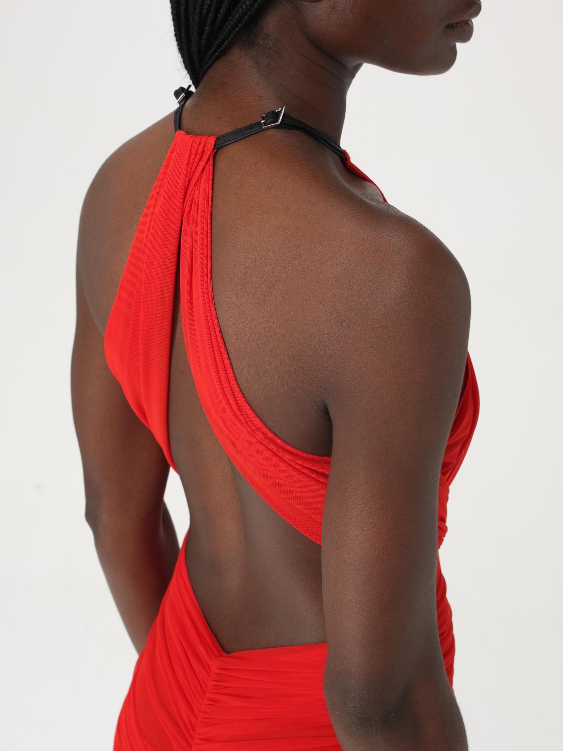 MUGLER VESTIDO: Vestido mujer Mugler, Rojo - Img 4