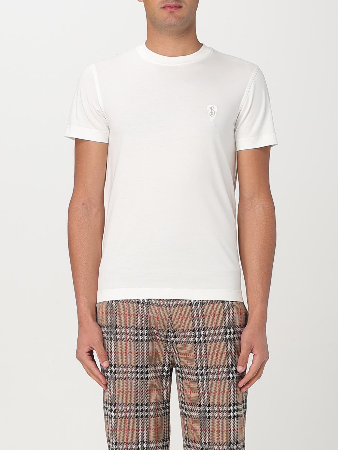 BURBERRY T-SHIRT: T-shirt men Burberry, White - Img 1