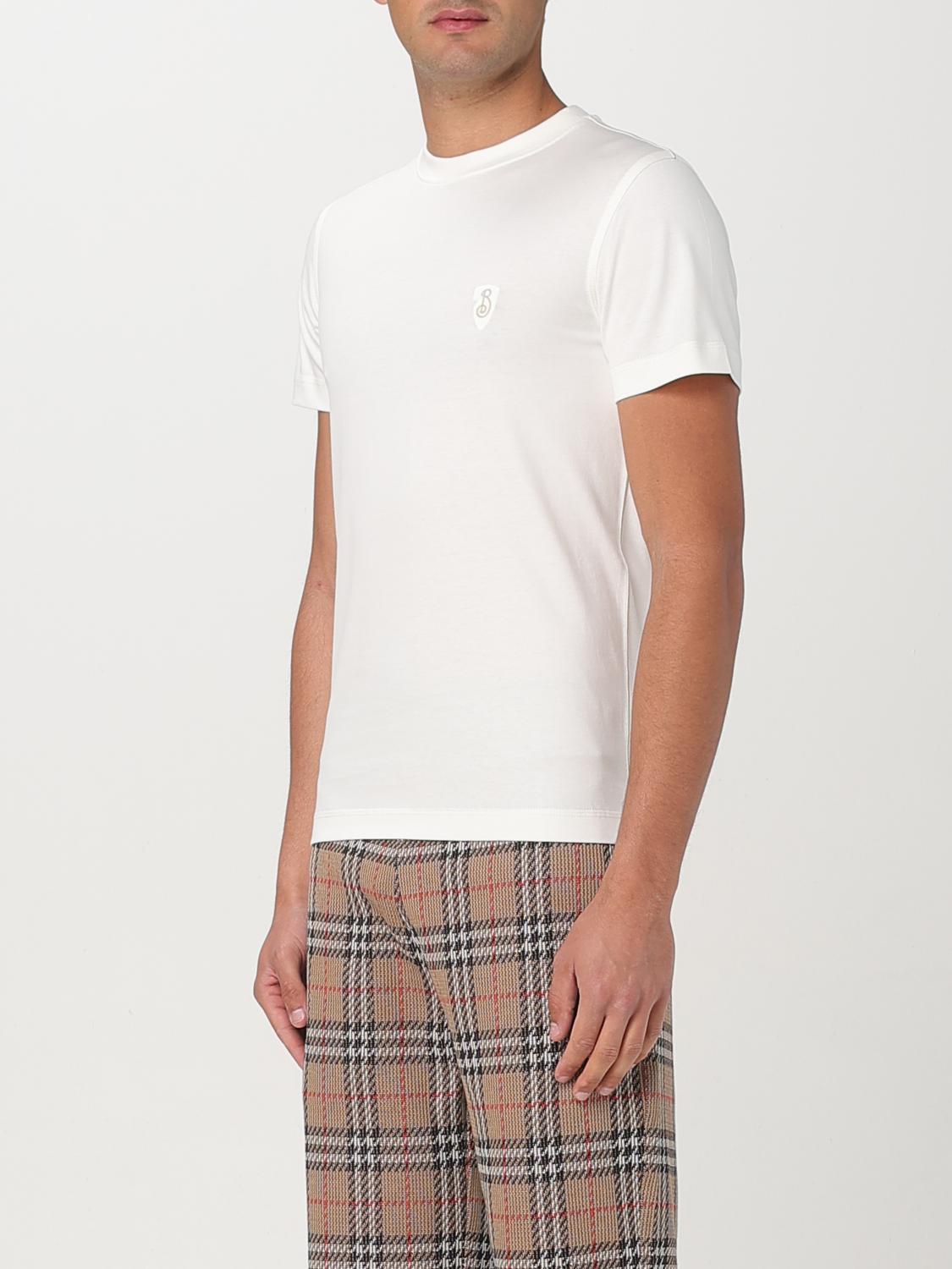 BURBERRY T-SHIRT: T-shirt men Burberry, White - Img 4