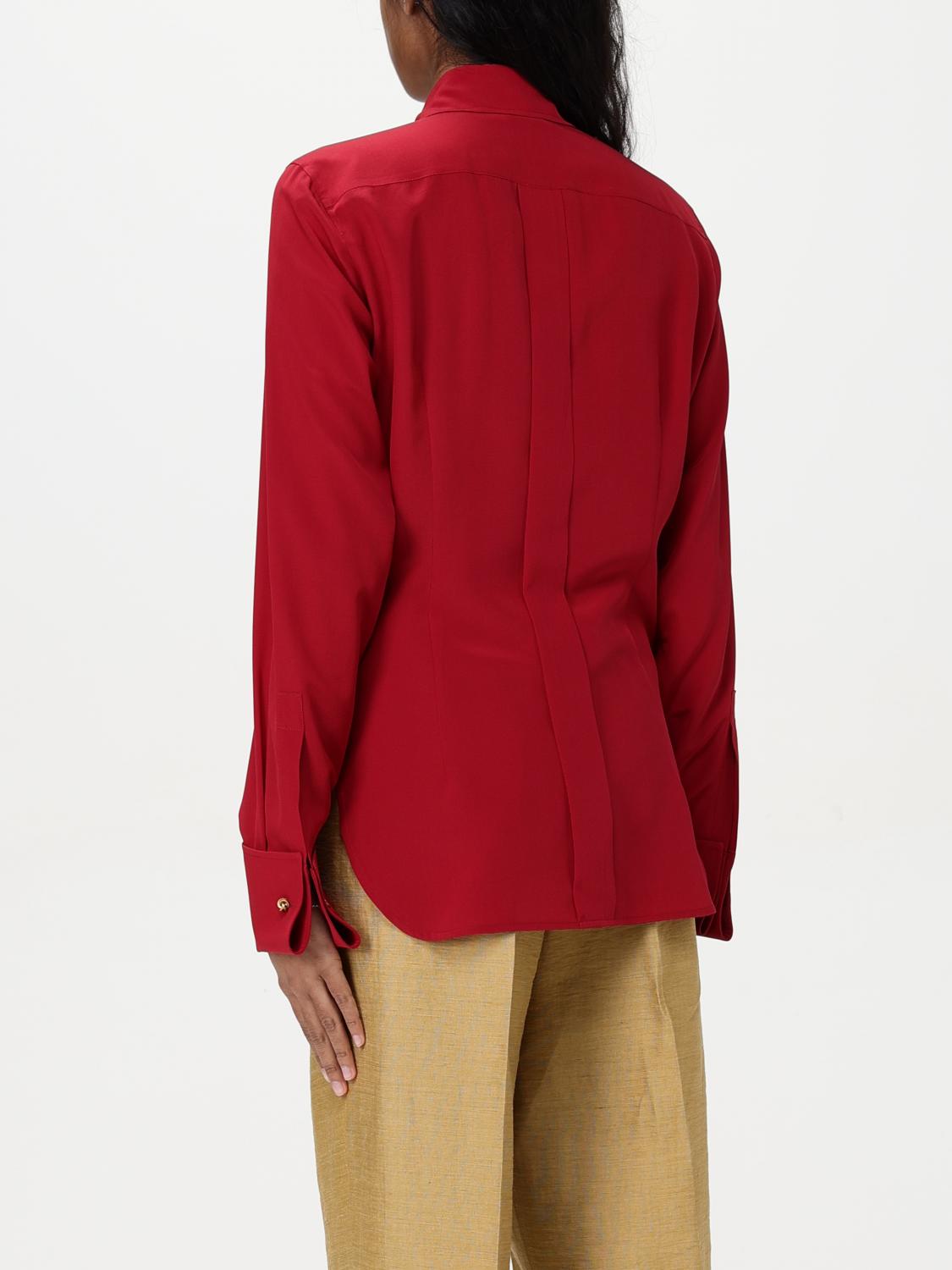MAX MARA CAMISA: Camisa mujer Max Mara, Rojo - Img 3