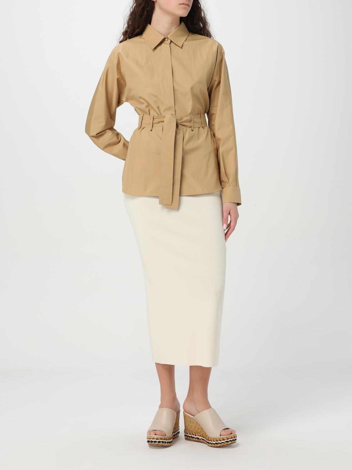 MAX MARA CAMISA: Camisa mujer Max Mara, Beige - Img 2
