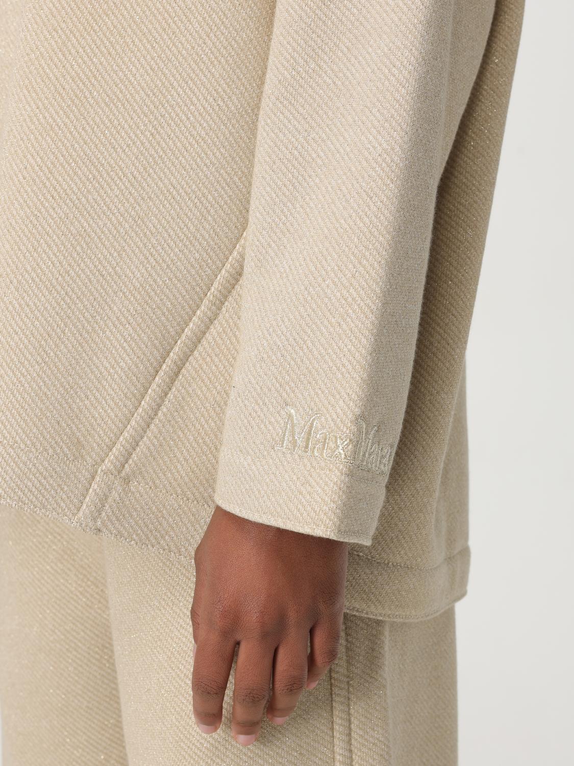 MAX MARA PULL: Pull femme Max Mara, Beige - Img 5