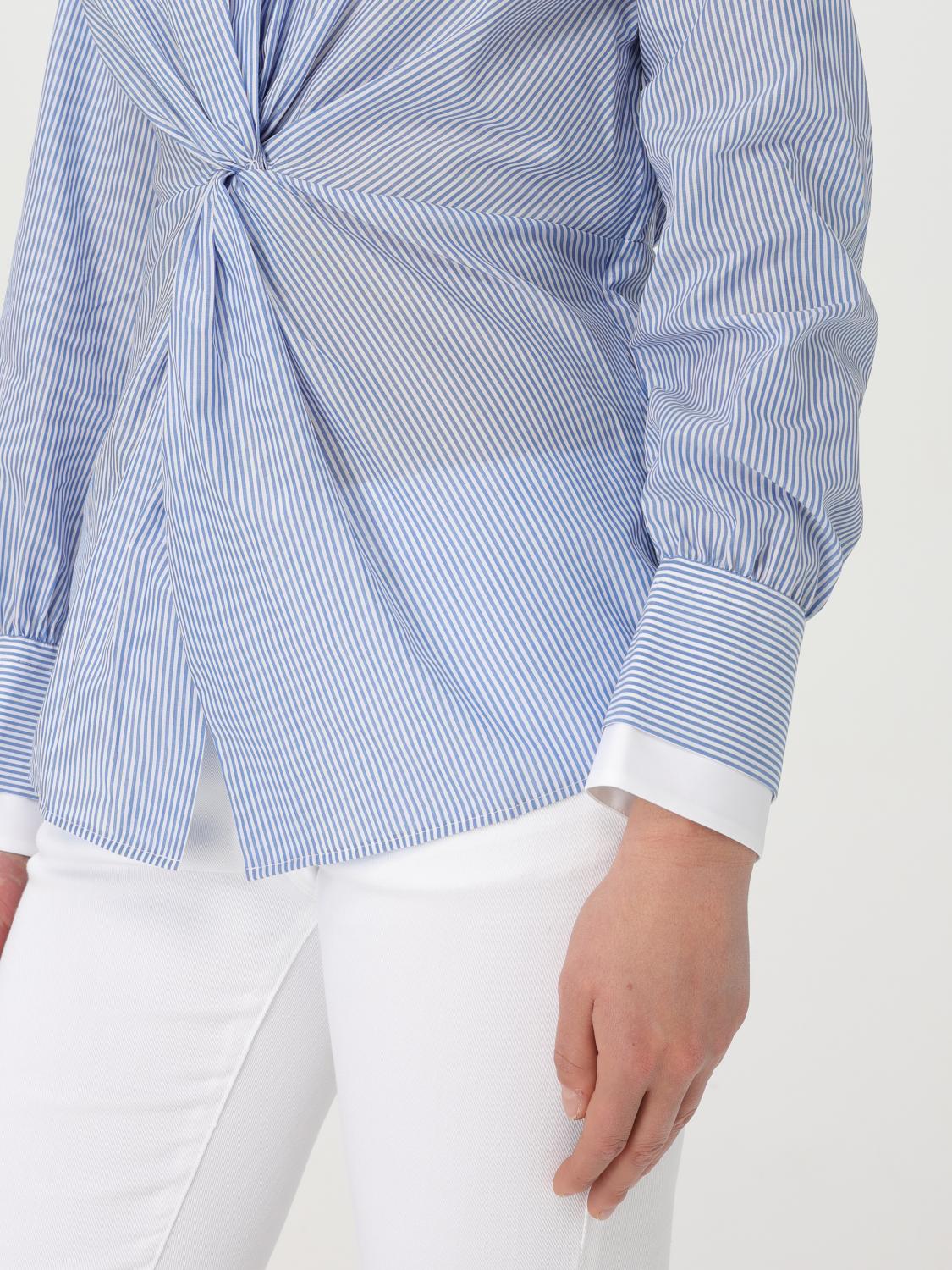 BOSS TOP: Hemdbluse damen Boss, Blau - Img 3
