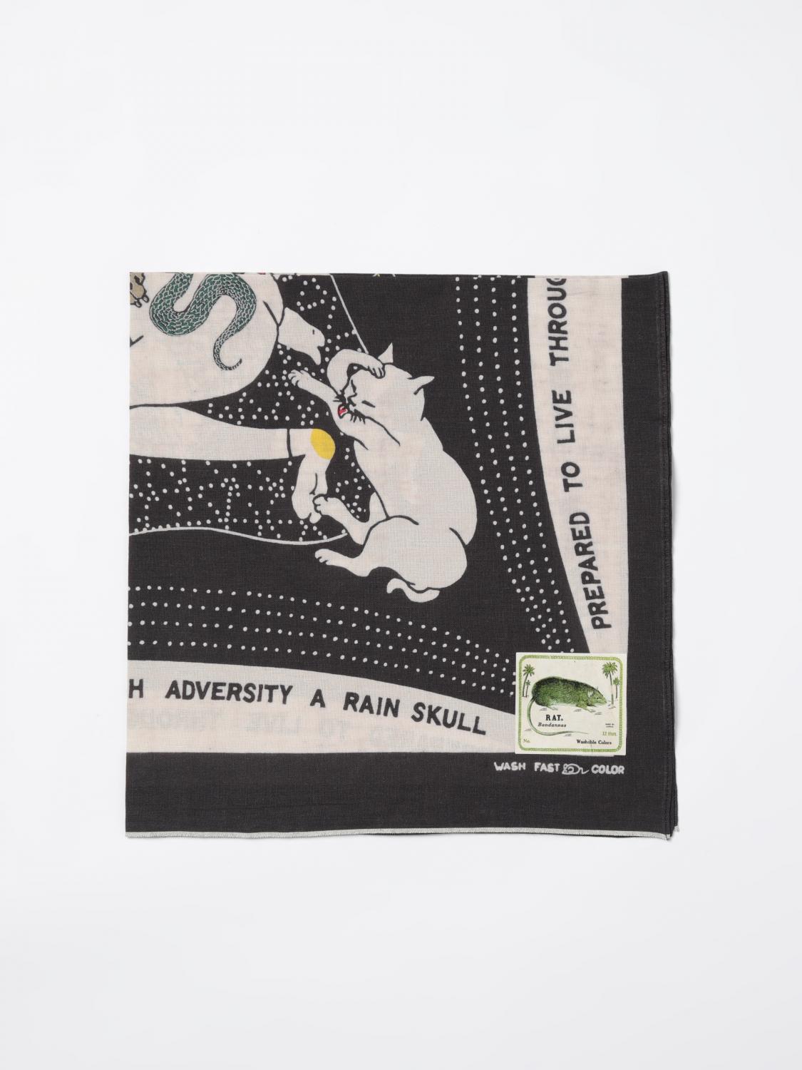 KAPITAL NECK SCARF: Scarf men Kapital, Black - Img 1