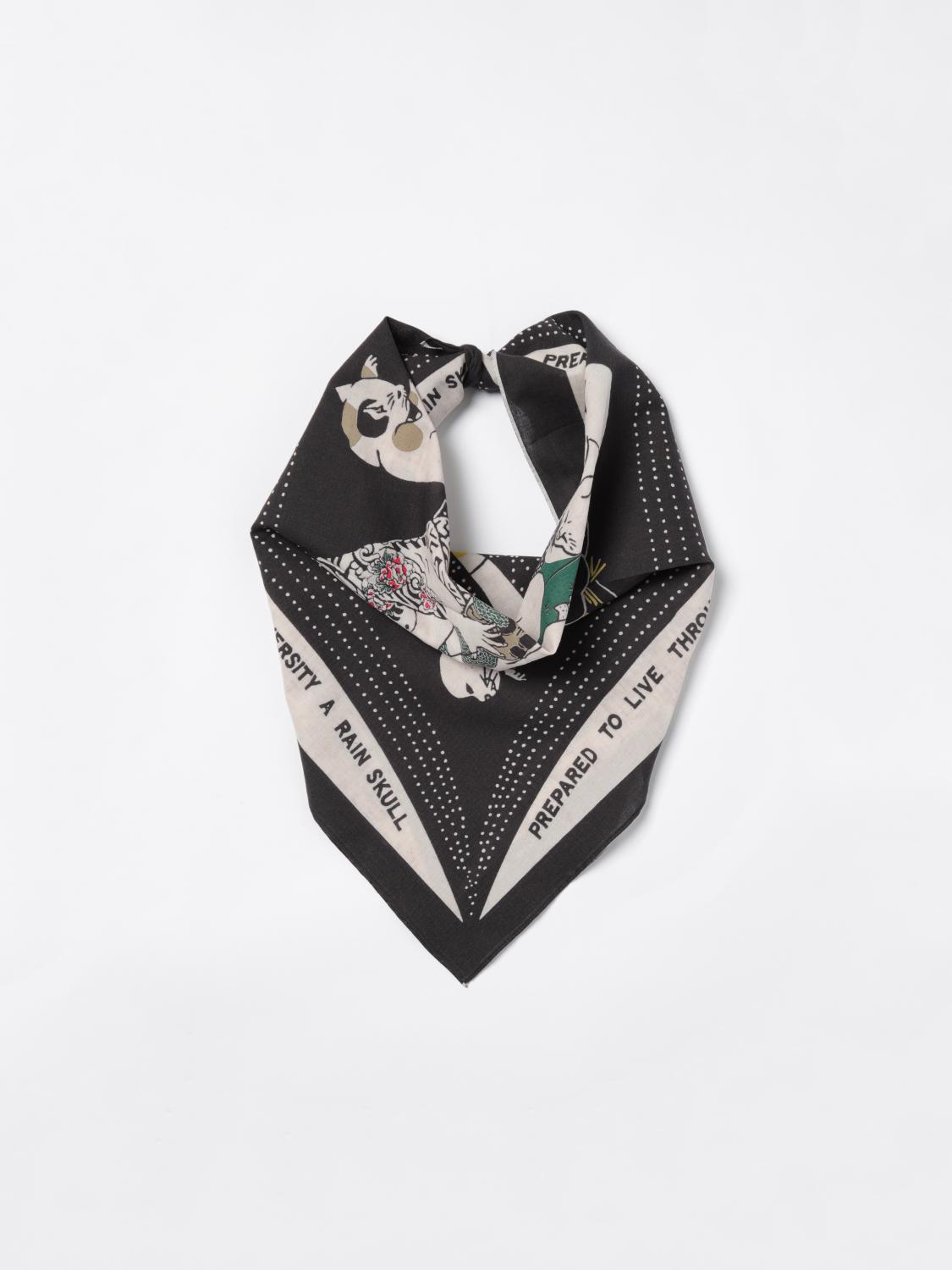 KAPITAL NECK SCARF: Scarf men Kapital, Black - Img 2