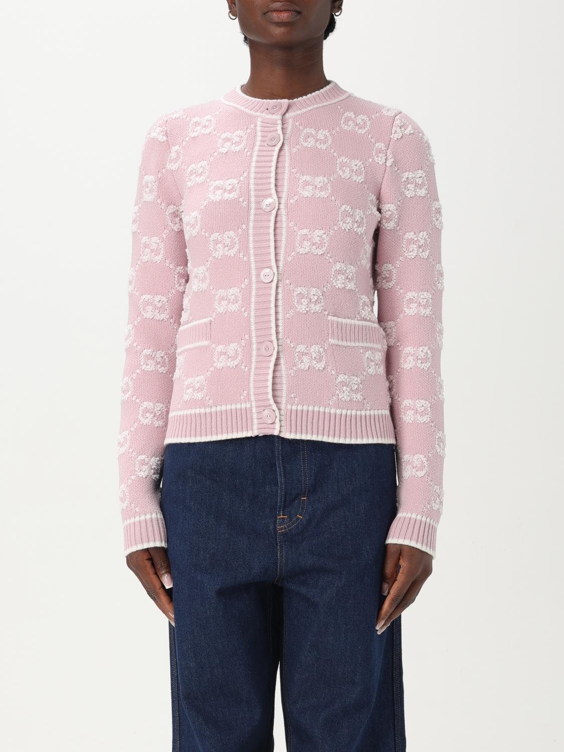 Gucci women's cardigan - Pink | 713300XKELE | GIGLIO.COM