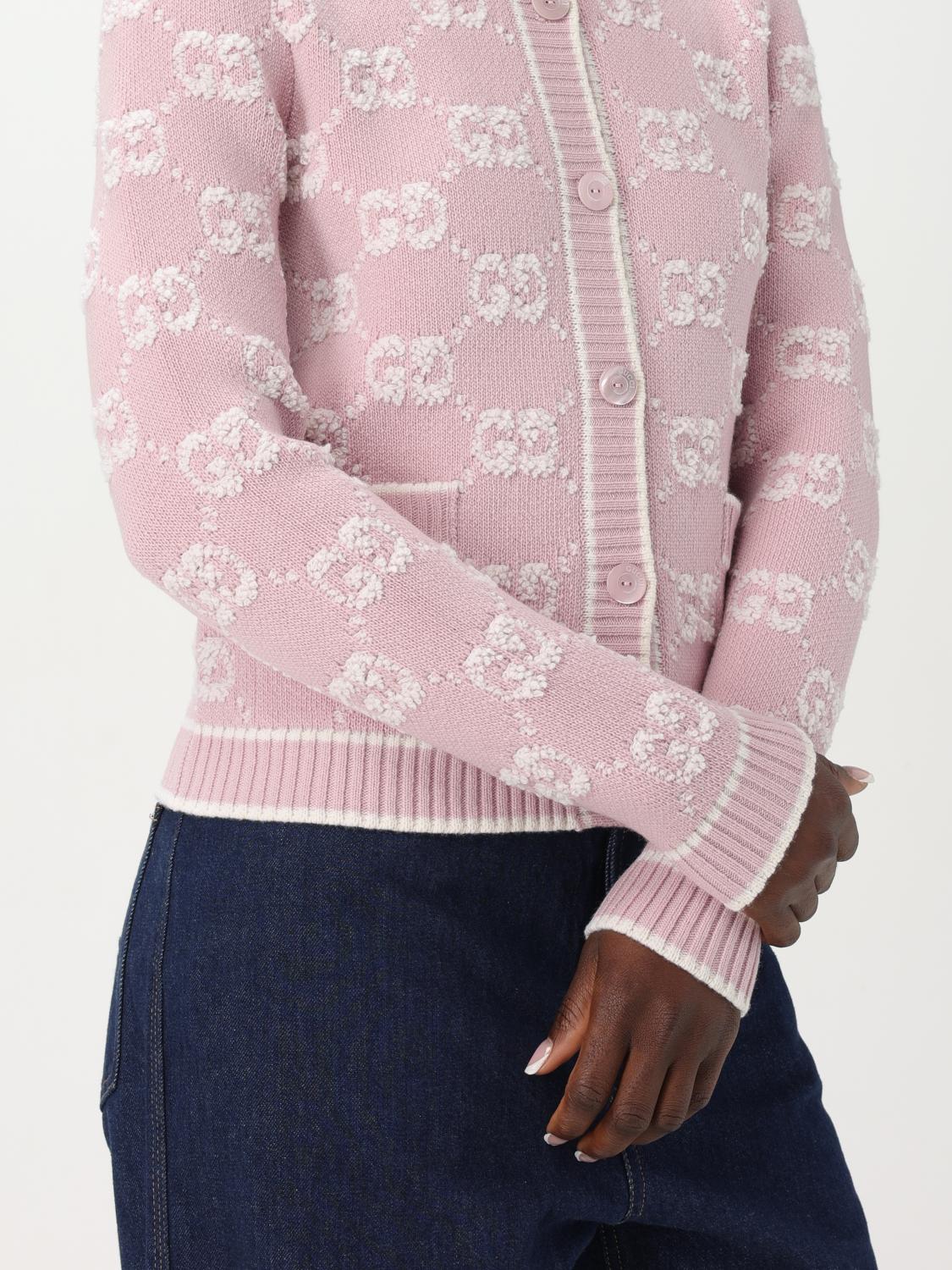 Gucci women's cardigan - Pink | 713300XKELE | GIGLIO.COM