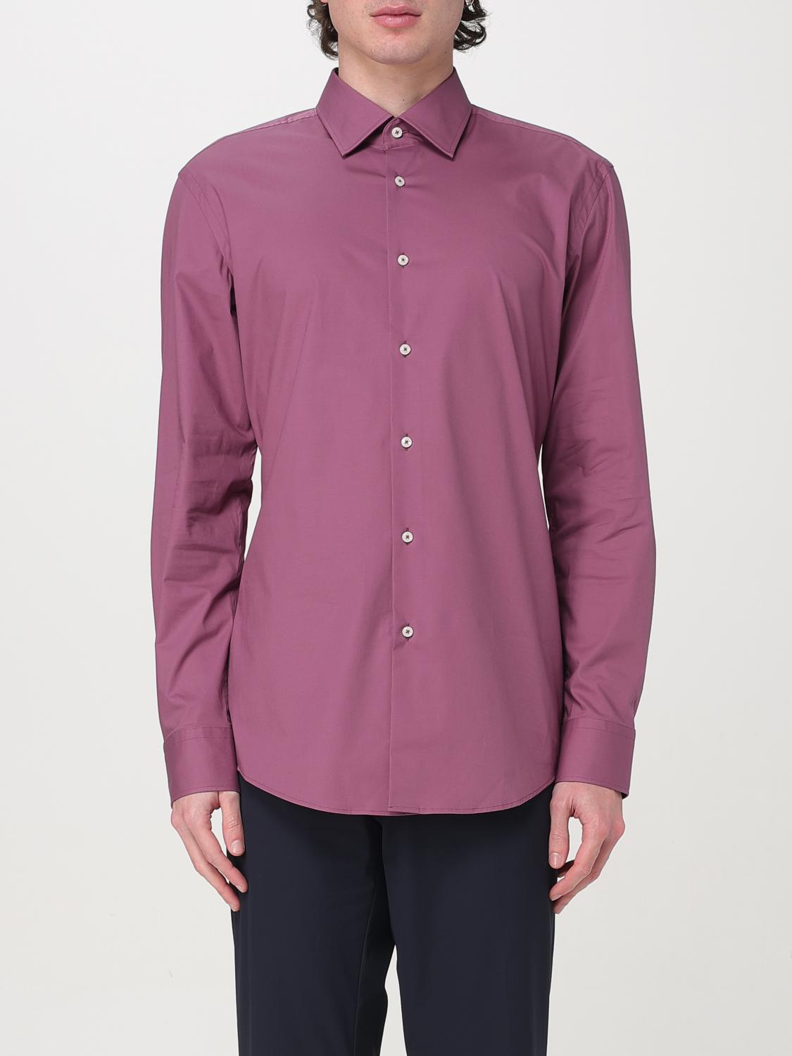 BOSS CAMICIA: Camicia classica Boss in cotone , Viola - Img 1