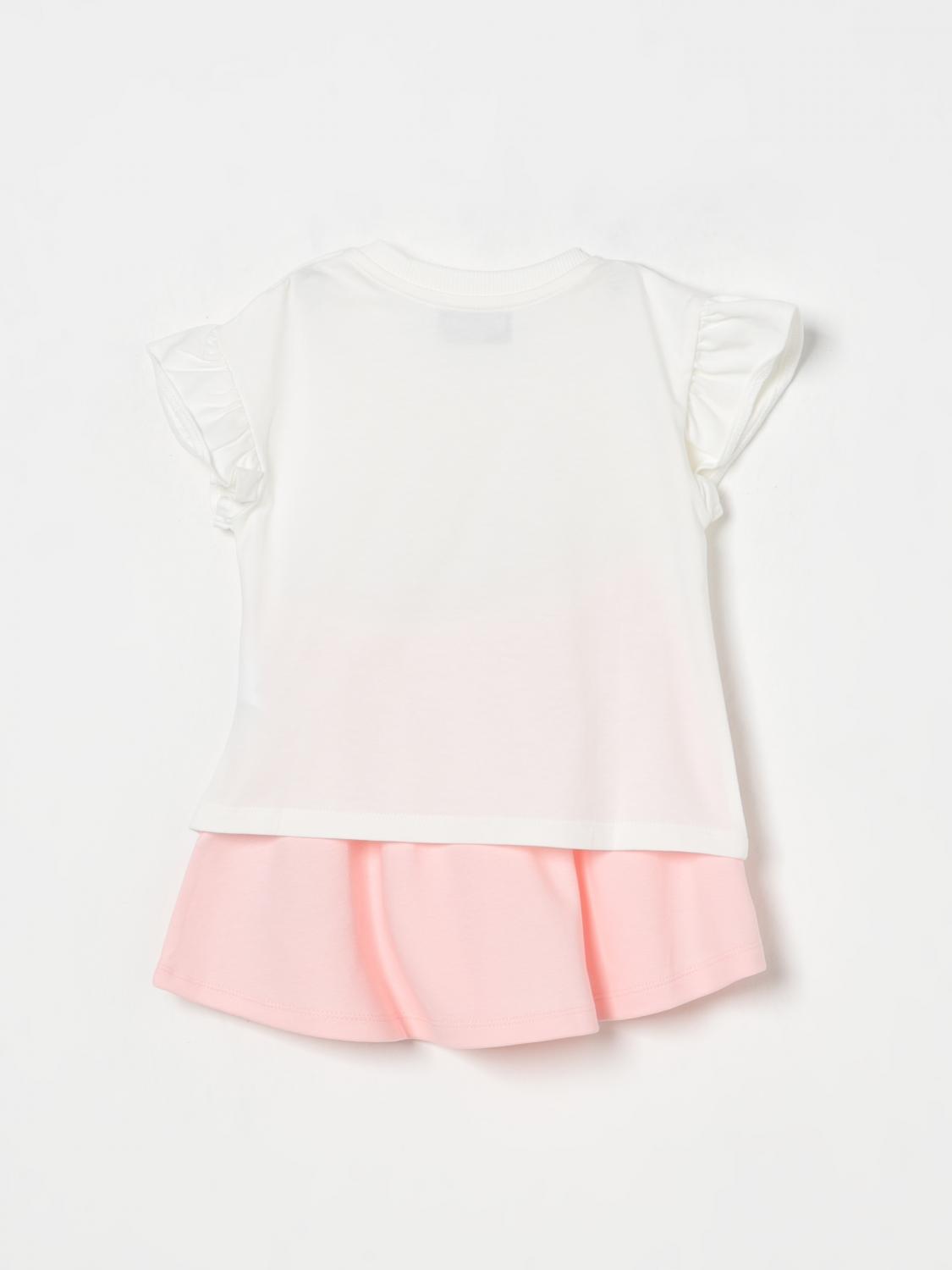 MOSCHINO ENSEMBLE: Ensemble enfant Moschino, Blanc - Img 2