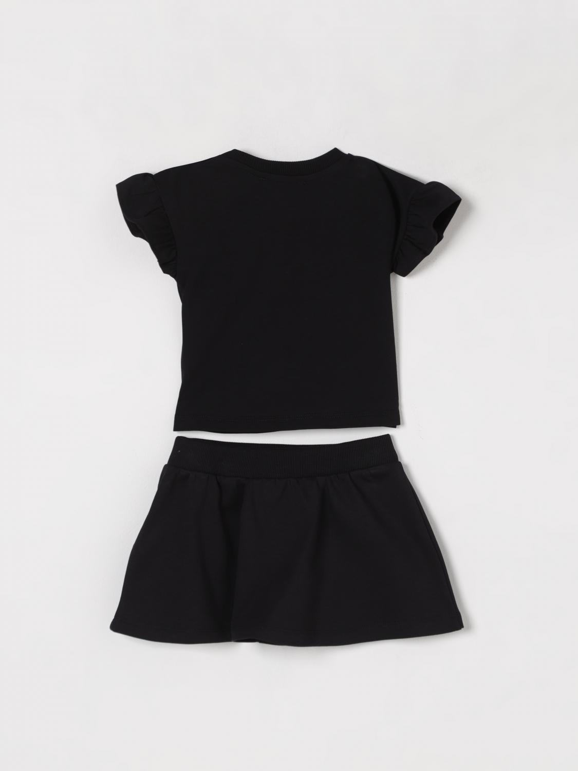 MOSCHINO ENSEMBLE: Ensemble enfant Moschino, Noir - Img 2