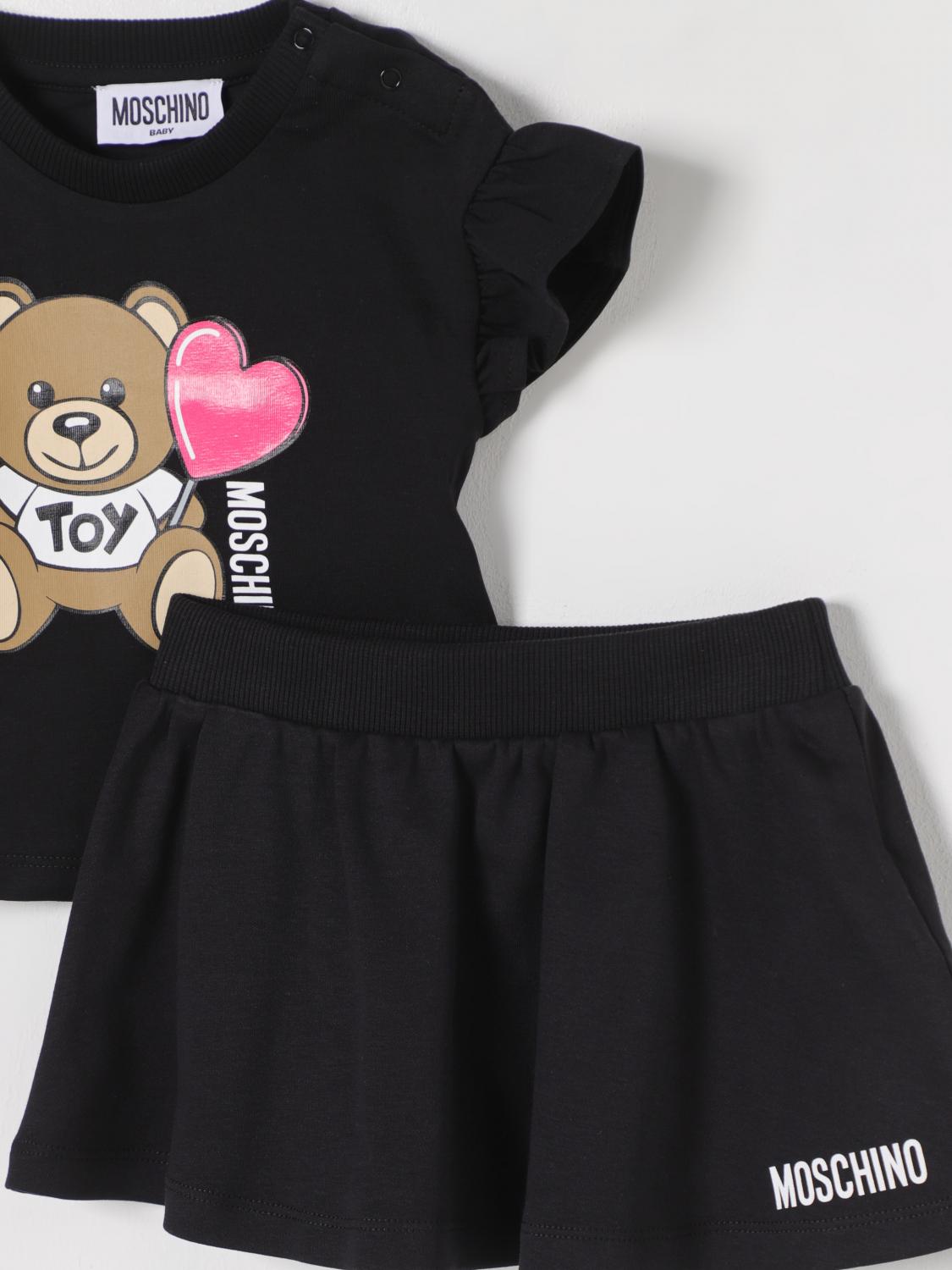 MOSCHINO ENSEMBLE: Ensemble enfant Moschino, Noir - Img 3