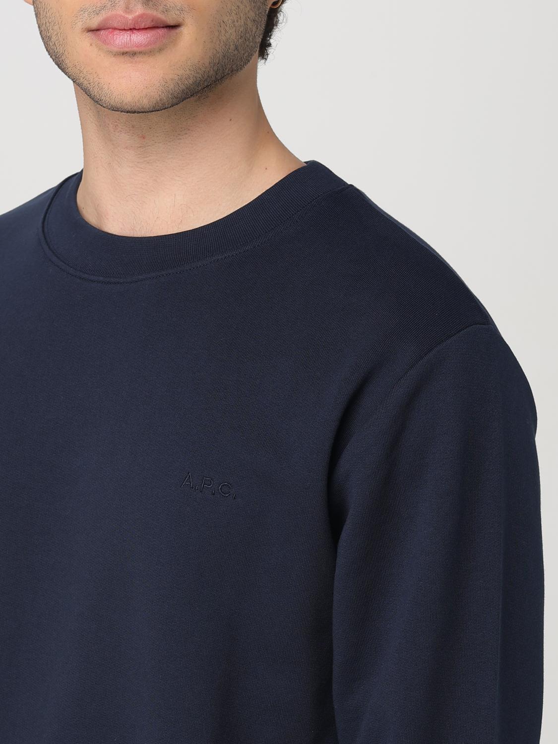 A.P.C. SWEATSHIRT: Sweater men A.P.C., Navy - Img 4