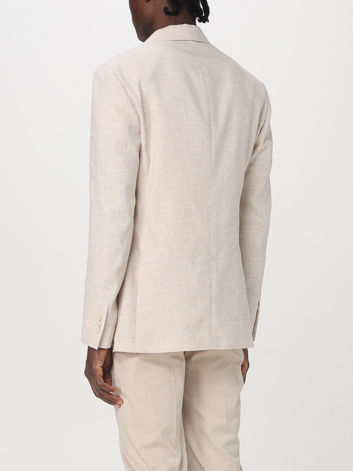LARDINI BLAZER: Lardini linen and cotton blazer, Ivory - Img 2
