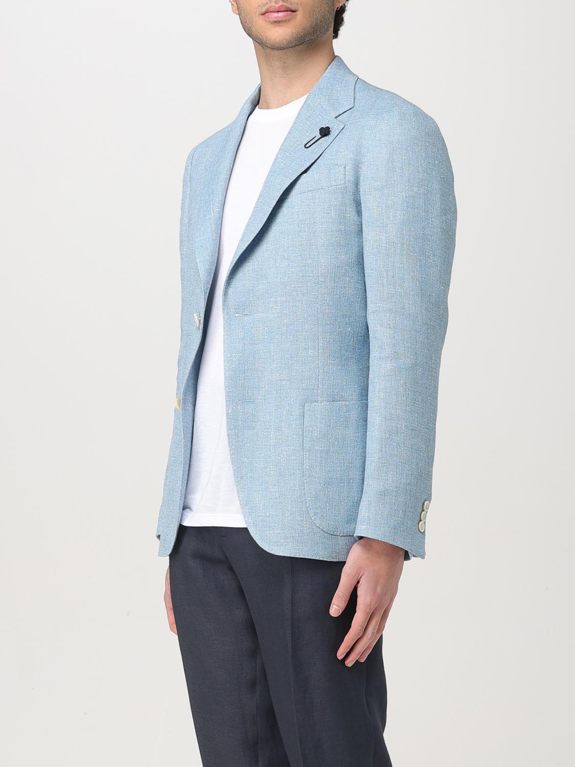 LARDINI JACKE: Jacke herren Lardini, Hellblau - Img 3
