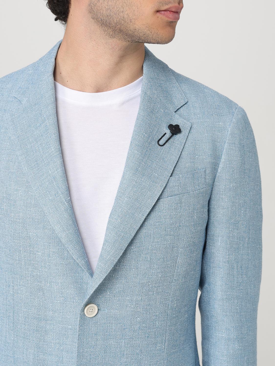 LARDINI JACKE: Jacke herren Lardini, Hellblau - Img 4