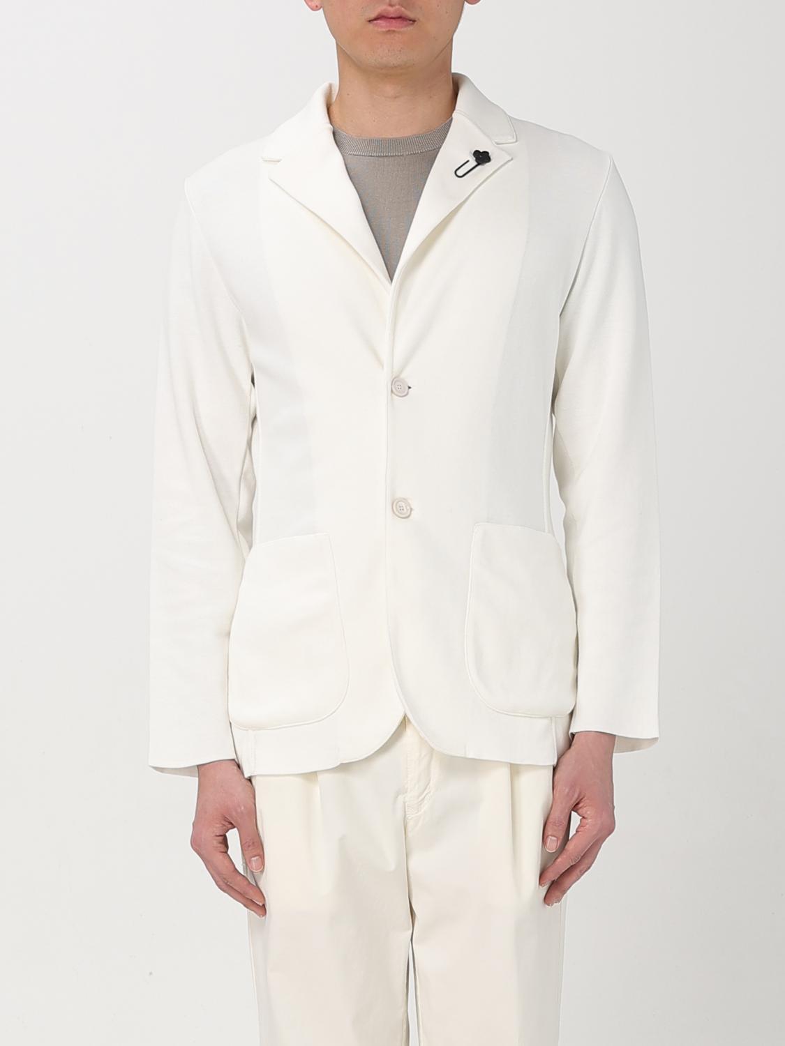 LARDINI БЛЕЙЗЕР: Куртка Мужское Lardini, Белый - Img 1