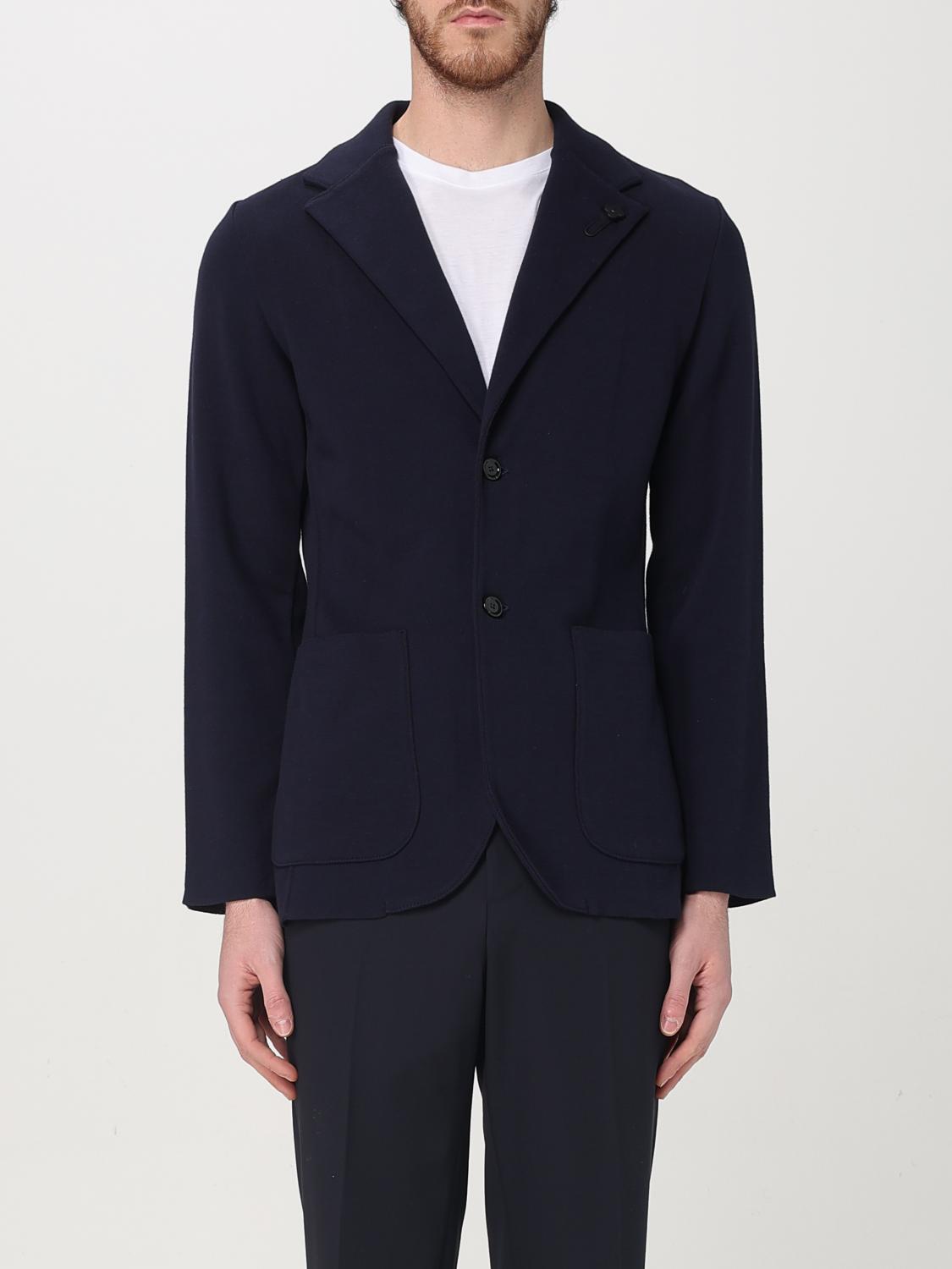 LARDINI BLAZER: Lardini cotton blazer, Blue - Img 1