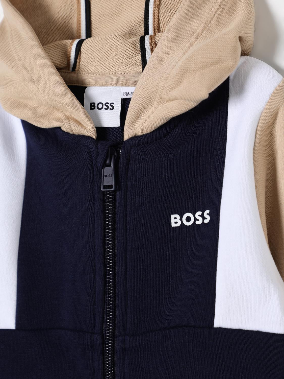 BOSS PULLOVER: Pullover kinder Boss, Blau - Img 3