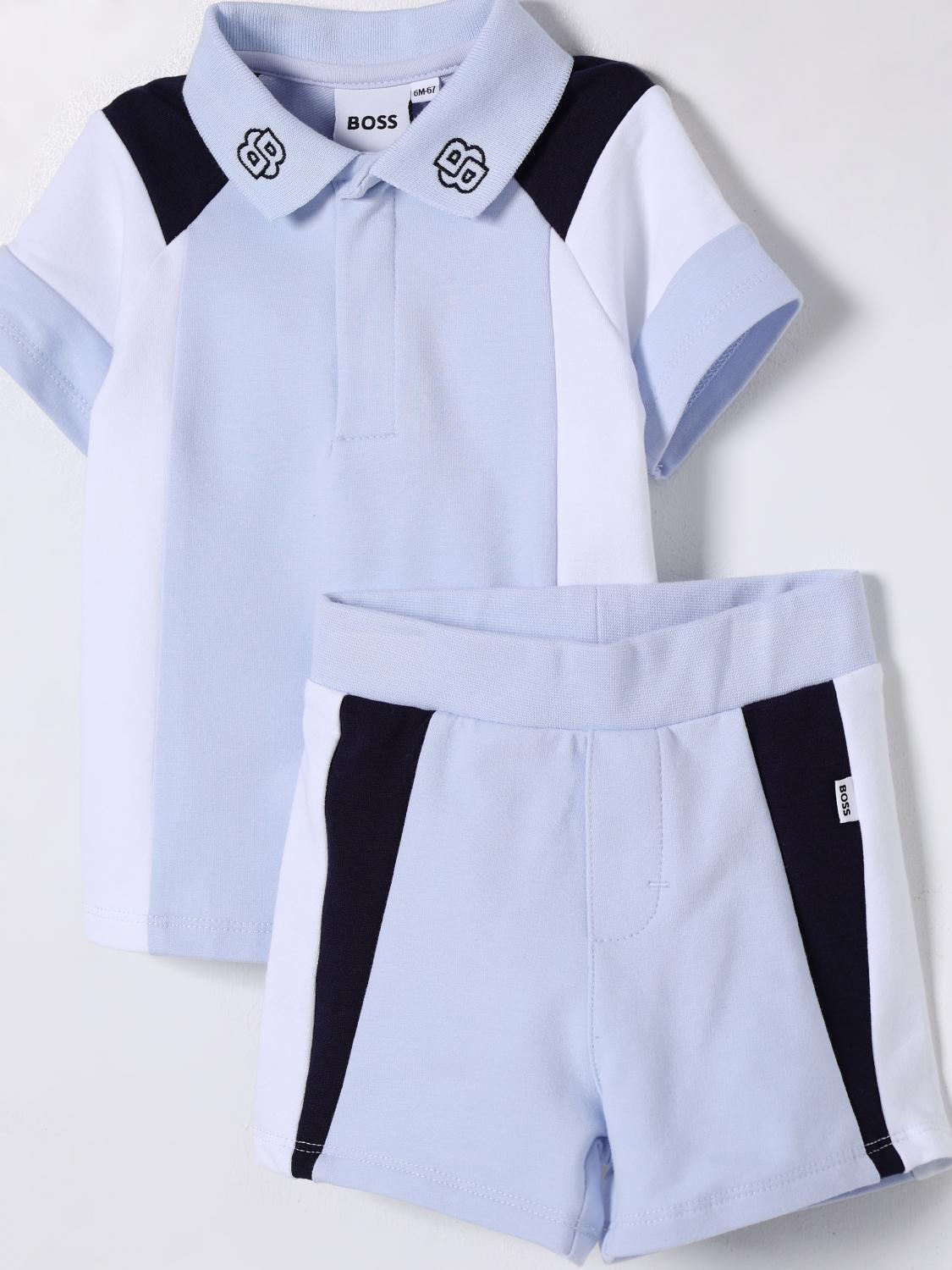 BOSS ENSEMBLE: Combinaisons enfant Boss, Bleu Azur - Img 3