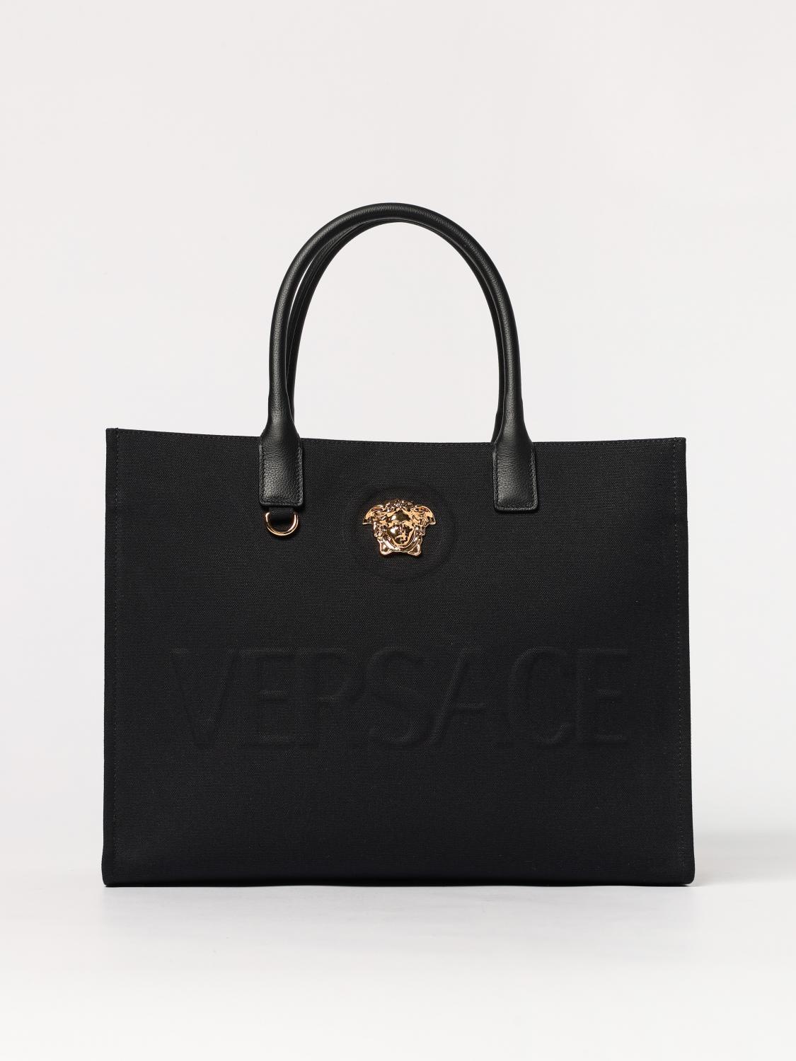 Versace Shoulder bag woman - Black | 10047411A03095 | GIGLIO.COM