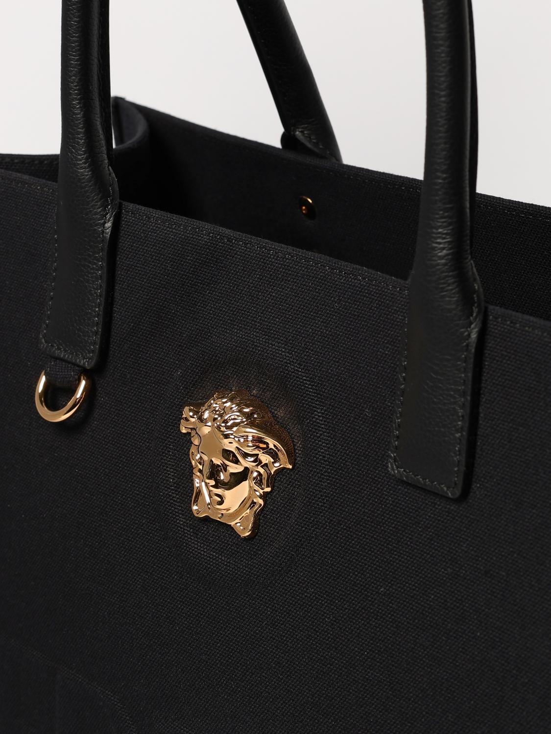 Versace Shoulder bag woman - Black | 10047411A03095 | GIGLIO.COM