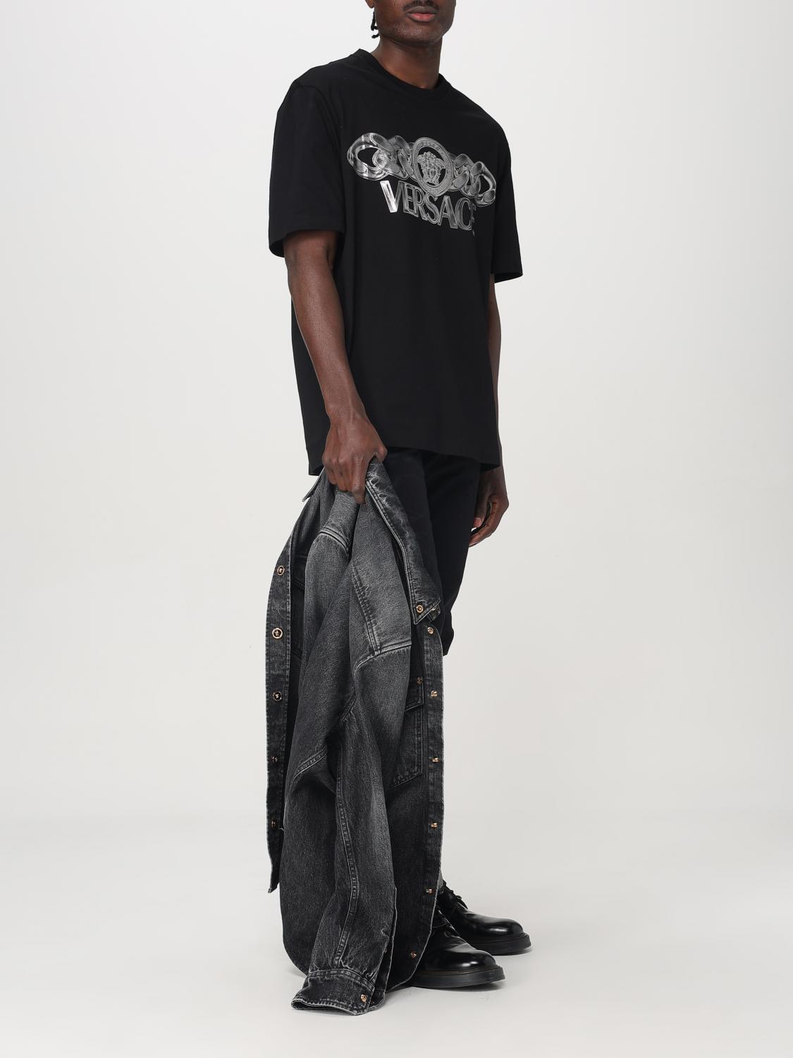 VERSACE T-SHIRT: T-shirt men Versace, Multicolor - Img 2