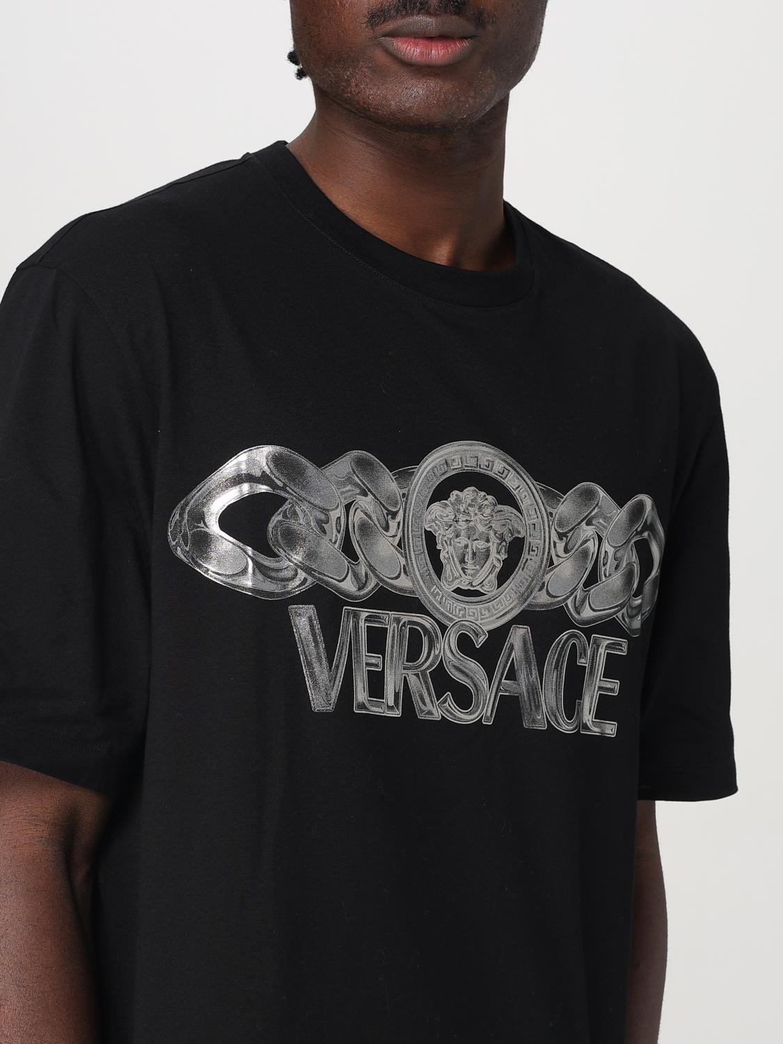 VERSACE T-SHIRT: T-shirt men Versace, Multicolor - Img 5