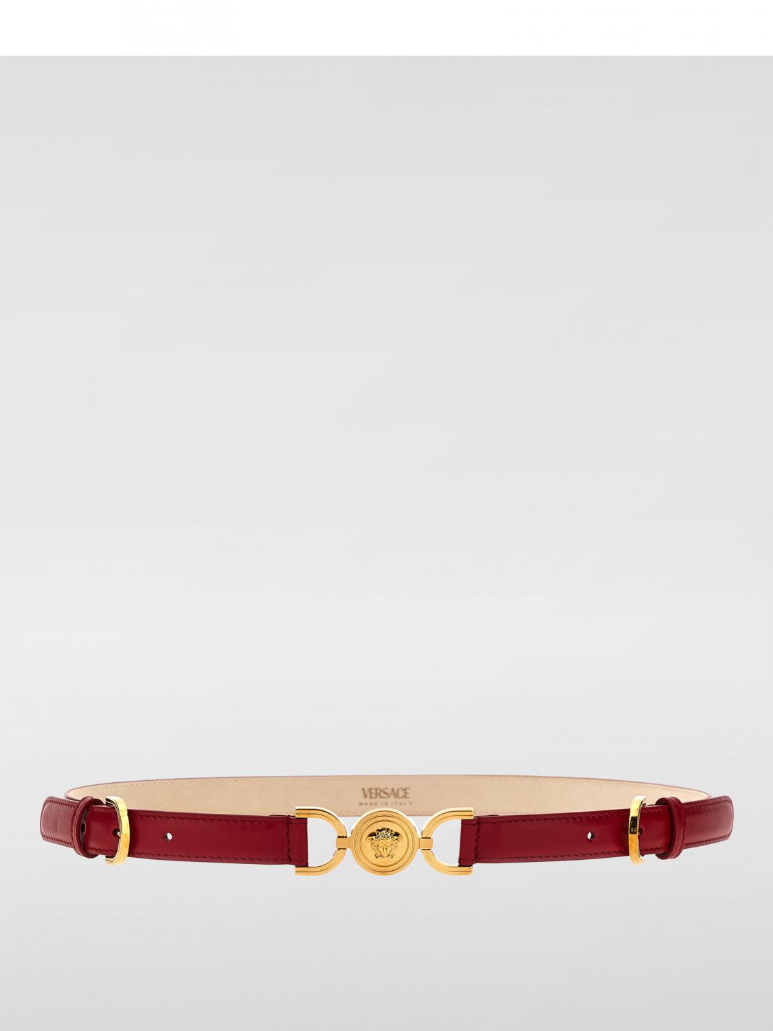 VERSACE CINTURA: Cintura Medusa Versace in pelle , Fantasia - Img 1