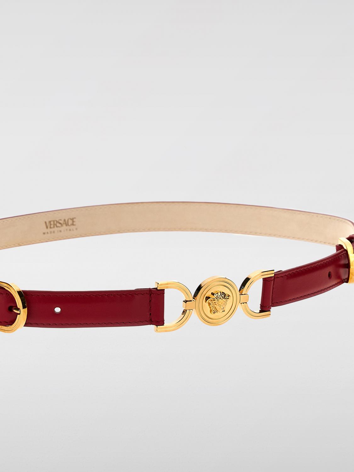 VERSACE CINTURA: Cintura Medusa Versace in pelle , Fantasia - Img 2