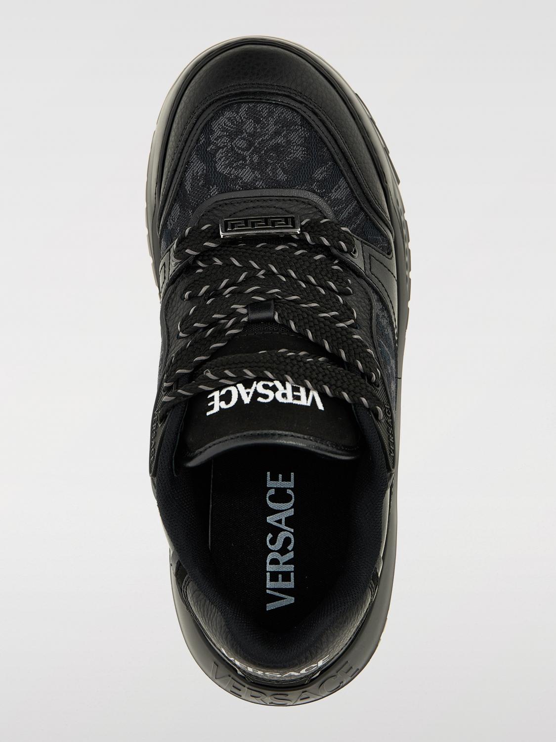 VERSACE BASKETS: Baskets homme Versace, Noir - Img 4