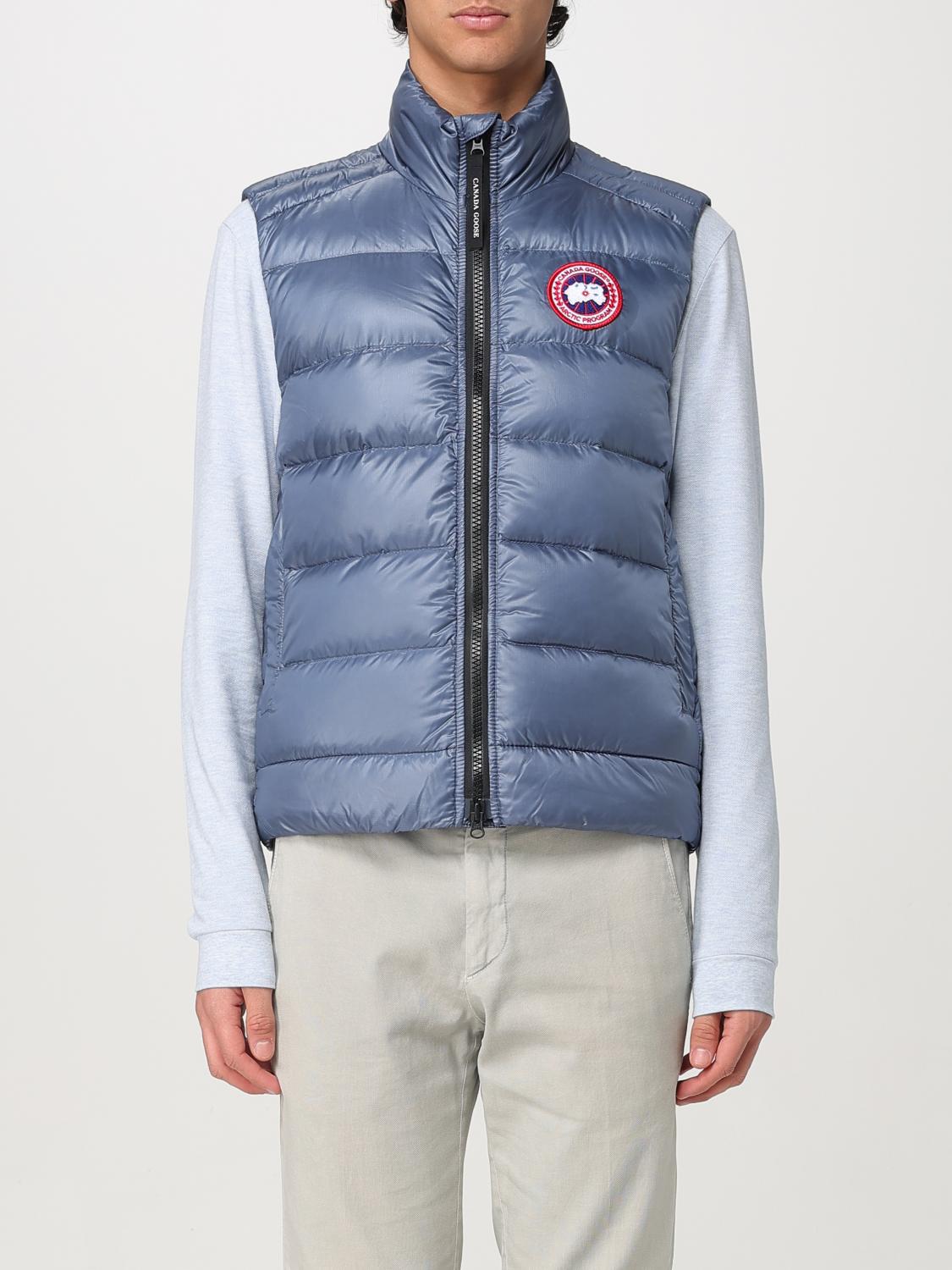 CANADA GOOSE GILET: Gilet imbottito Canada Goose in nylon trapuntato, Blue - Img 1