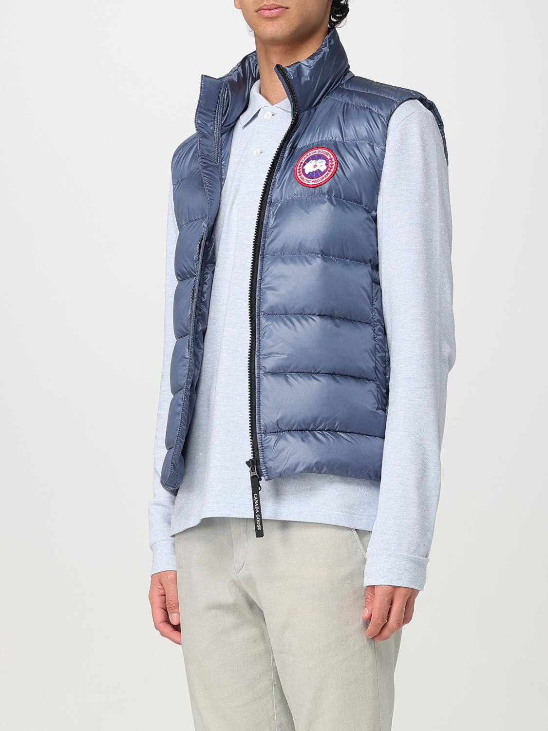 CANADA GOOSE GILET: Gilet imbottito Canada Goose in nylon trapuntato, Blue - Img 3