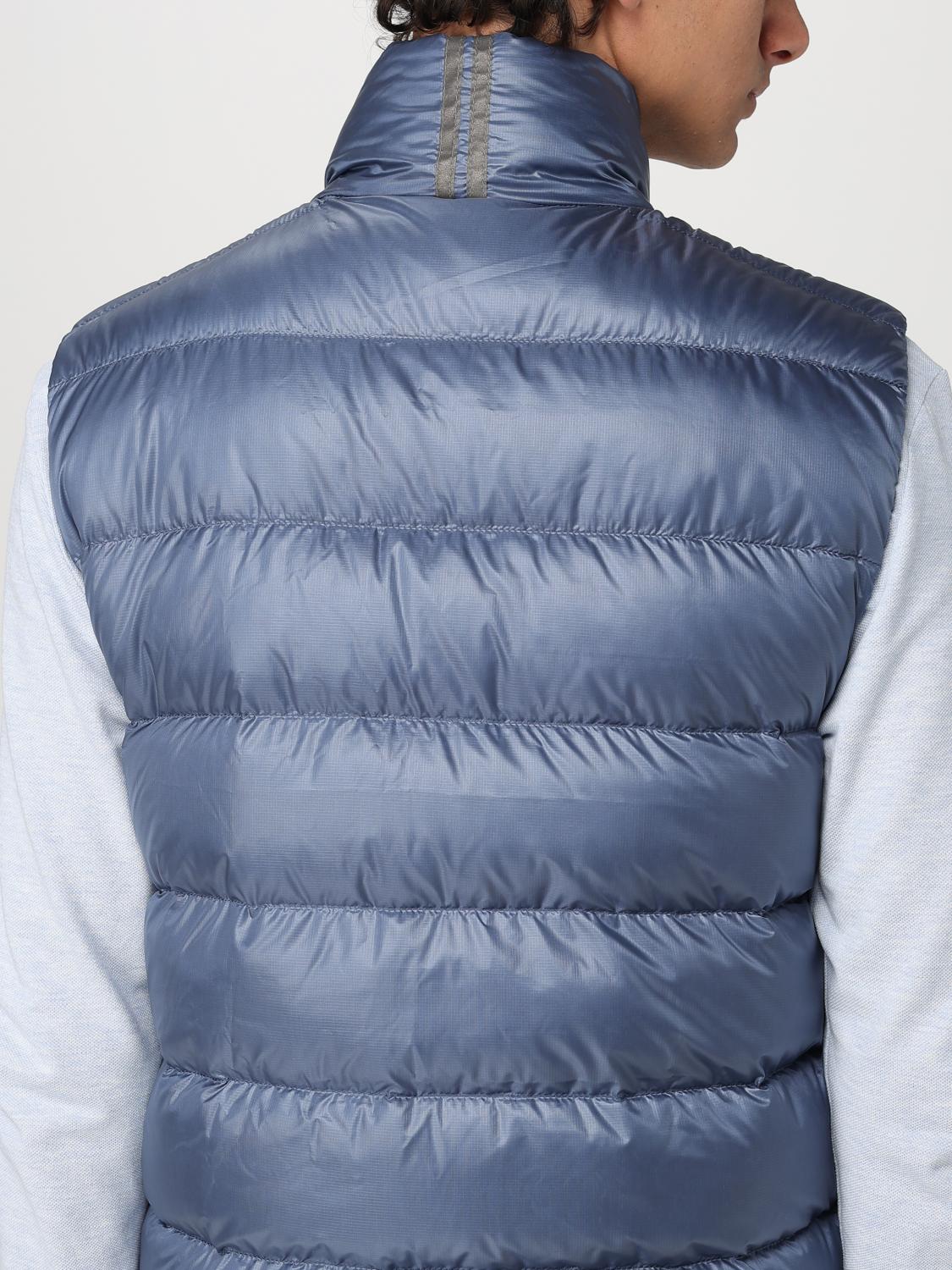 CANADA GOOSE GILET: Gilet imbottito Canada Goose in nylon trapuntato, Blue - Img 4