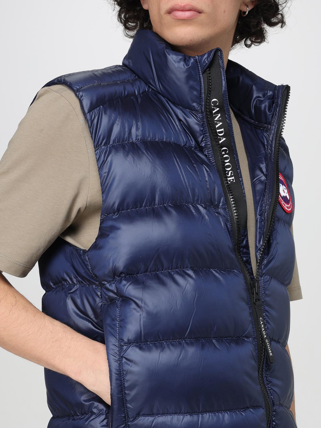 CANADA GOOSE GILET: Gilet imbottito Canada Goose in nylon trapuntato, Blue Navy - Img 4