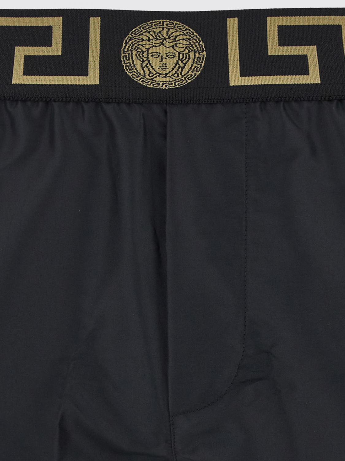 VERSACE BADEMODE: Versace Greca Badeanzug, Schwarz - Img 4