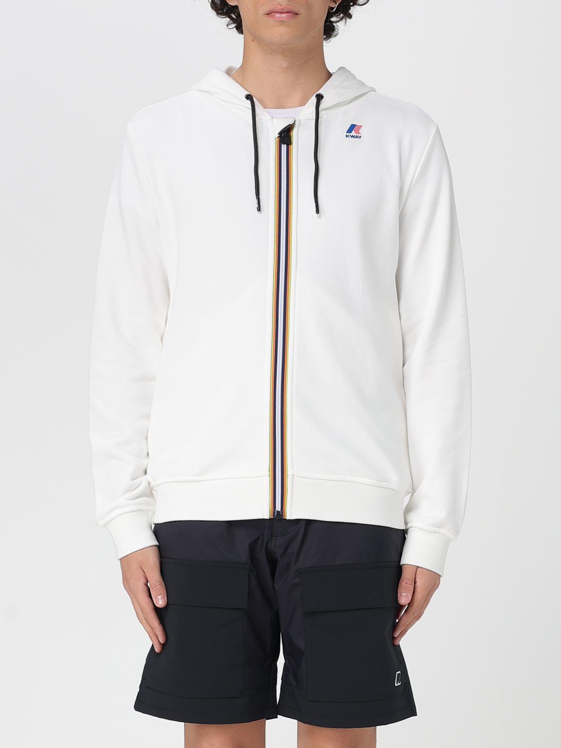 K-WAY SWEATSHIRT: Pull homme K-way, Blanc - Img 1